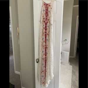 Free People long floral dress.